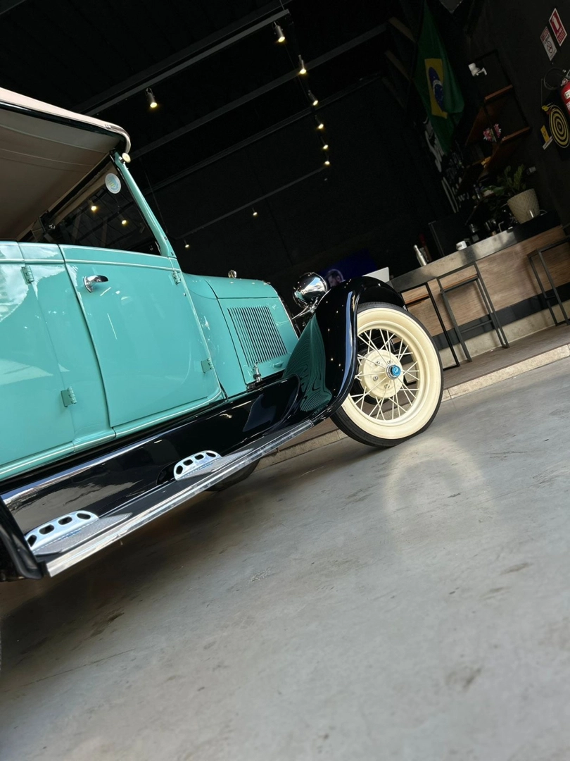 FORD A 4 CILINDROS BIGODE PARTIDA NO PÉ CAPOTA DE LONA 2P GASOLINA MANUAL 1929 - Image 15