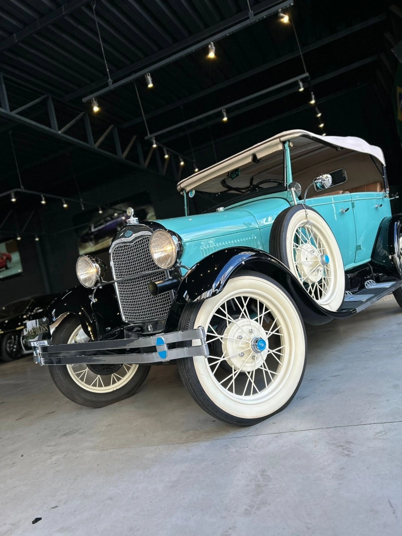 FORD A 4 CILINDROS BIGODE PARTIDA NO PÉ CAPOTA DE LONA 2P GASOLINA MANUAL 1929 - Image 12