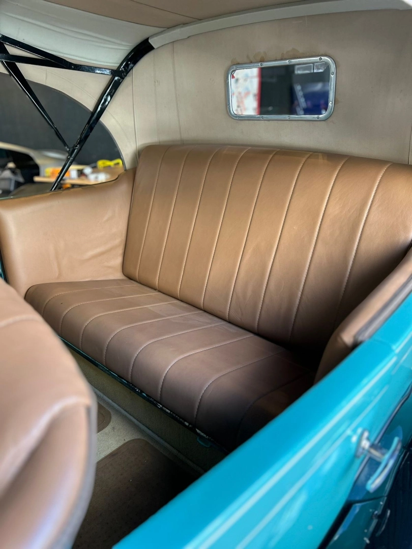 FORD A 4 CILINDROS BIGODE PARTIDA NO PÉ CAPOTA DE LONA 2P GASOLINA MANUAL 1929 - Image 9